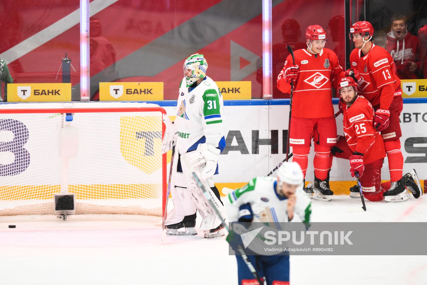 Russia Ice Hockey Kontinental League Spartak - Salavat Yulaev