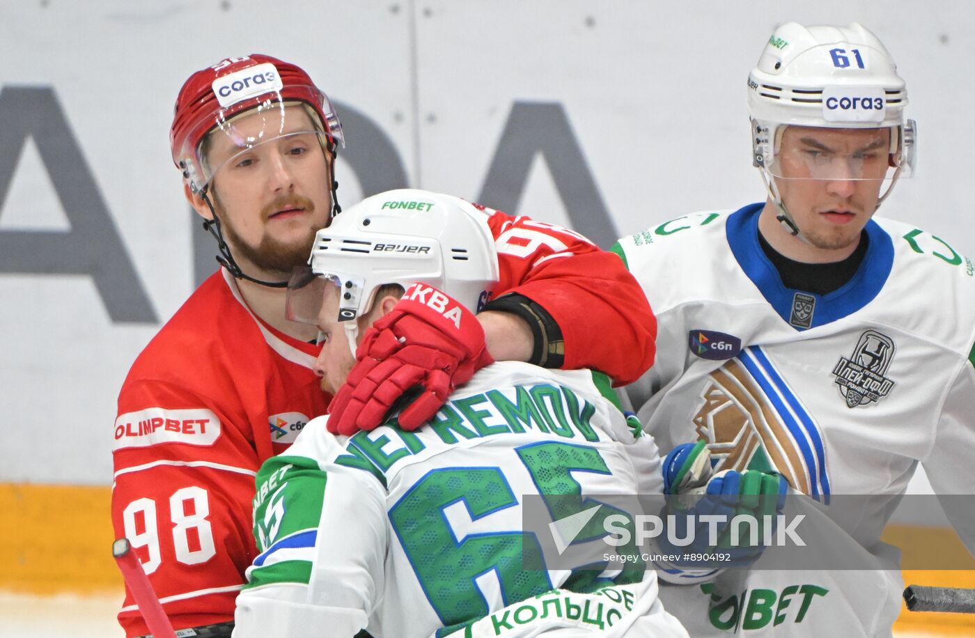 Russia Ice Hockey Kontinental League Spartak - Salavat Yulaev