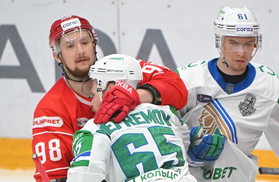 Russia Ice Hockey Kontinental League Spartak - Salavat Yulaev
