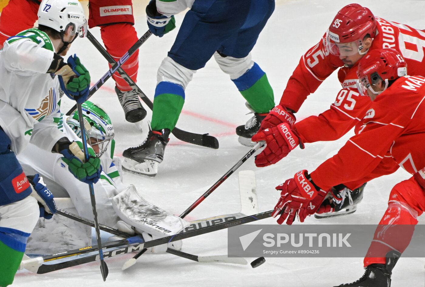 Russia Ice Hockey Kontinental League Spartak - Salavat Yulaev