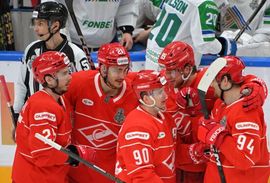 Russia Ice Hockey Kontinental League Spartak - Salavat Yulaev