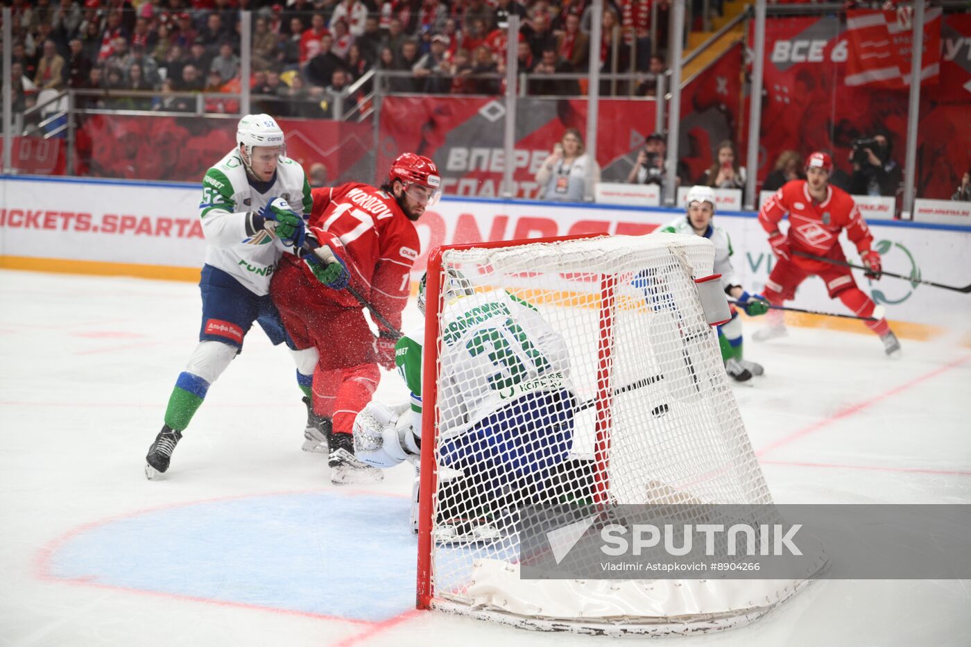 Russia Ice Hockey Kontinental League Spartak - Salavat Yulaev