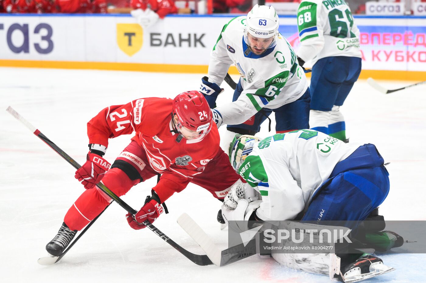 Russia Ice Hockey Kontinental League Spartak - Salavat Yulaev