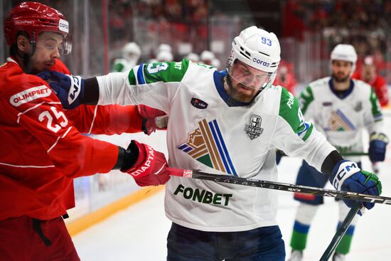 Russia Ice Hockey Kontinental League Spartak - Salavat Yulaev