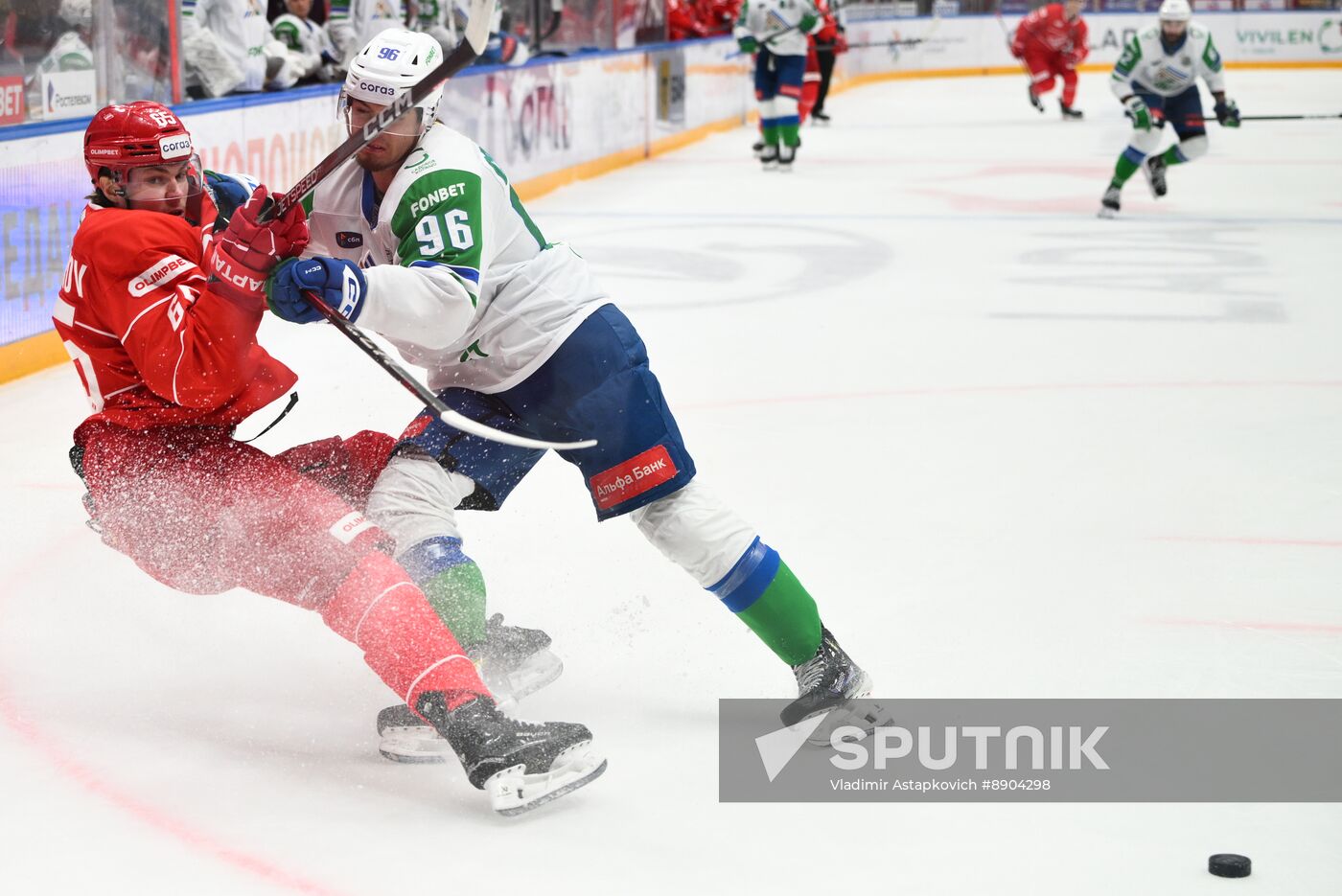 Russia Ice Hockey Kontinental League Spartak - Salavat Yulaev