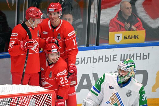 Russia Ice Hockey Kontinental League Spartak - Salavat Yulaev