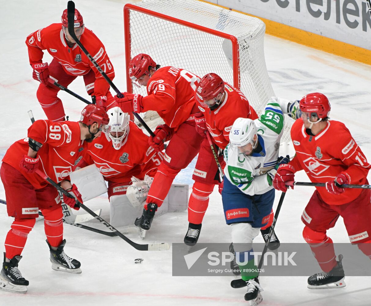 Russia Ice Hockey Kontinental League Spartak - Salavat Yulaev