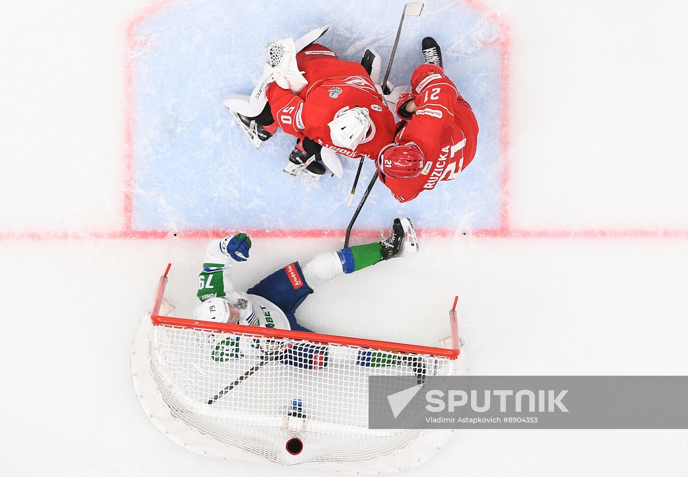 Russia Ice Hockey Kontinental League Spartak - Salavat Yulaev