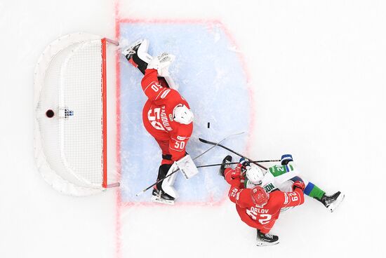 Russia Ice Hockey Kontinental League Spartak - Salavat Yulaev
