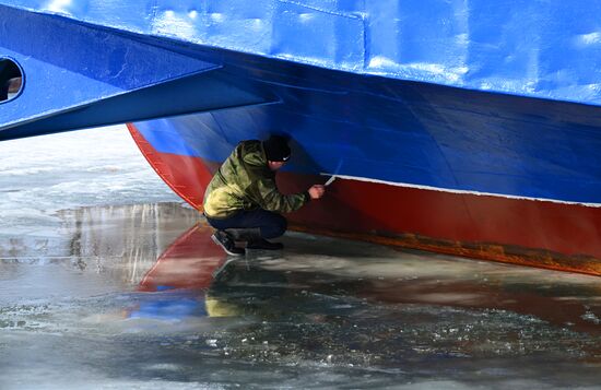 Russia Siberia River Navigation
