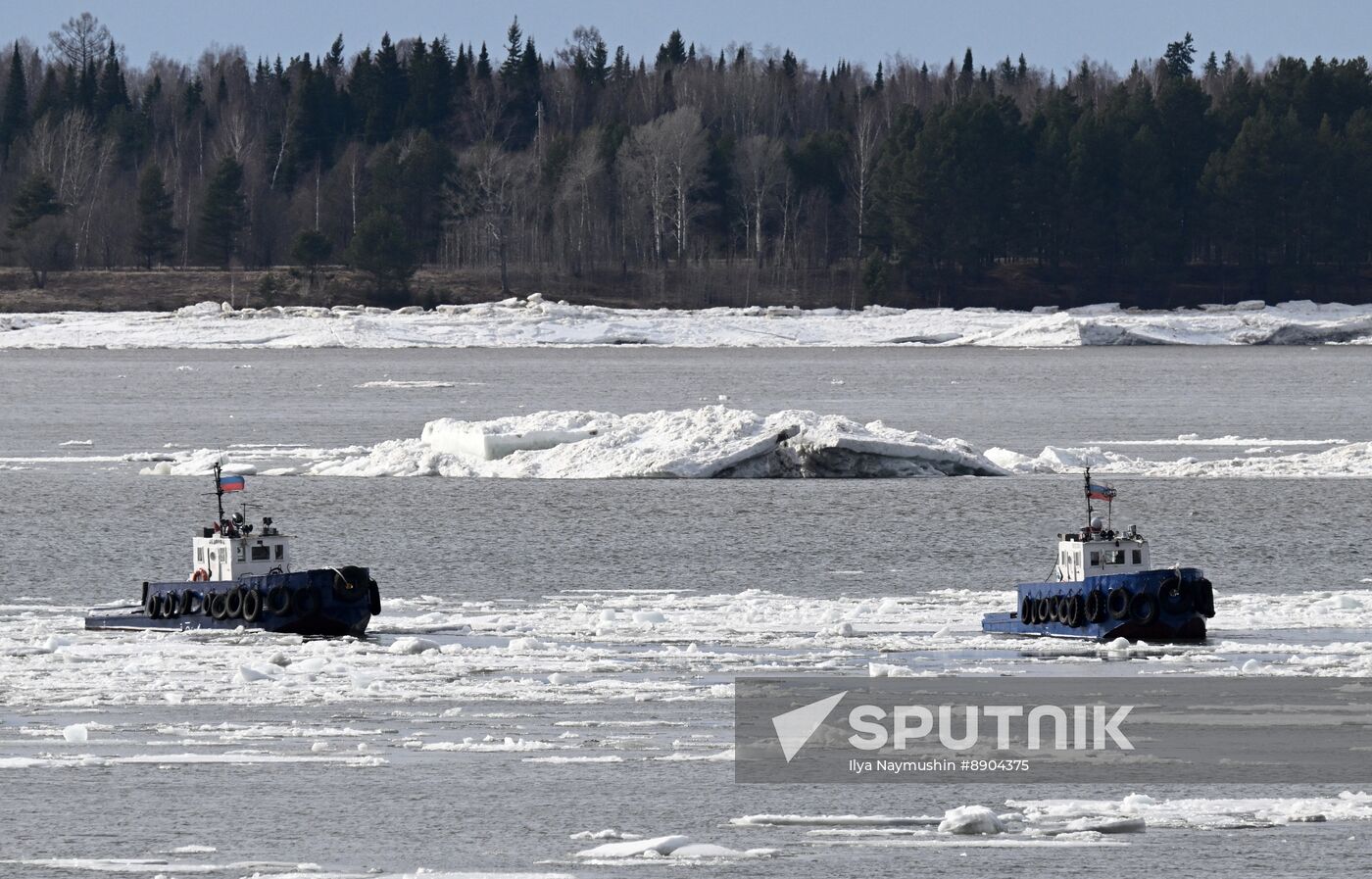 Russia Siberia River Navigation