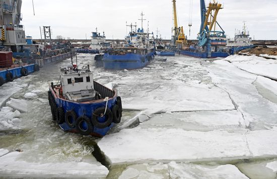 Russia Siberia River Navigation