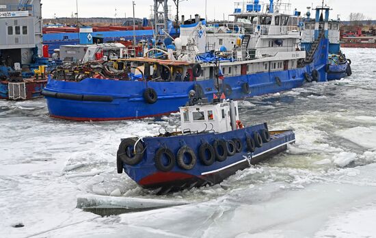 Russia Siberia River Navigation
