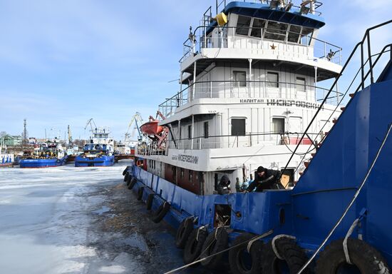 Russia Siberia River Navigation