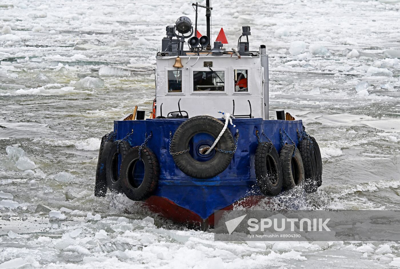 Russia Siberia River Navigation