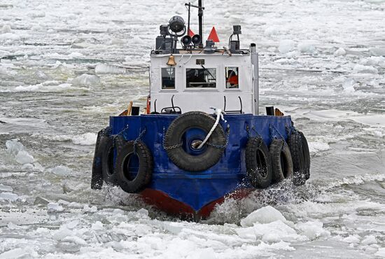 Russia Siberia River Navigation
