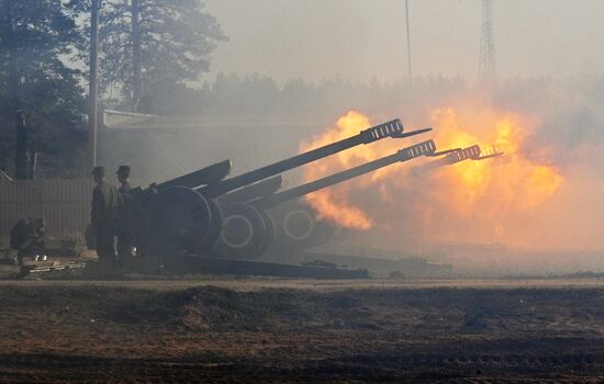 Belarus WWII Victory Day Parade Rehearsal