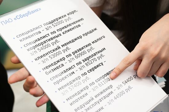 Russia Economy Job Fair
