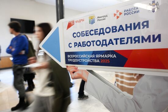 Russia Economy Job Fair