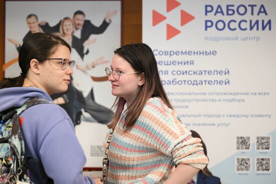 Russia Economy Job Fair