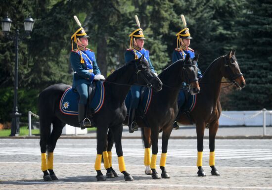 Russia Presidential Regiment Guard Changing Ceremony