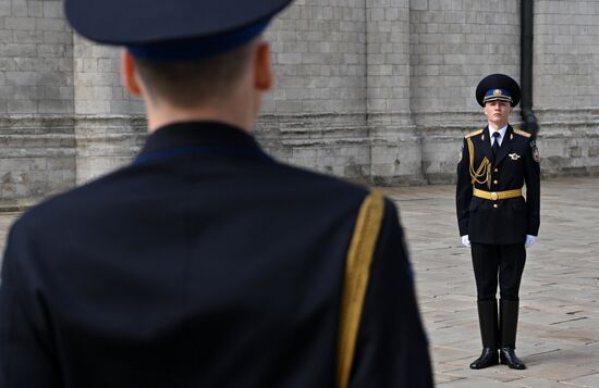 Russia Presidential Regiment Guard Changing Ceremony