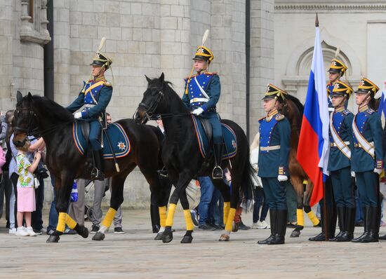 Russia Presidential Regiment Guard Changing Ceremony