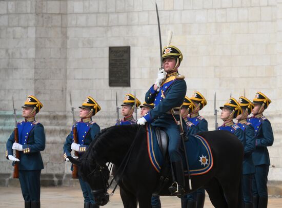 Russia Presidential Regiment Guard Changing Ceremony