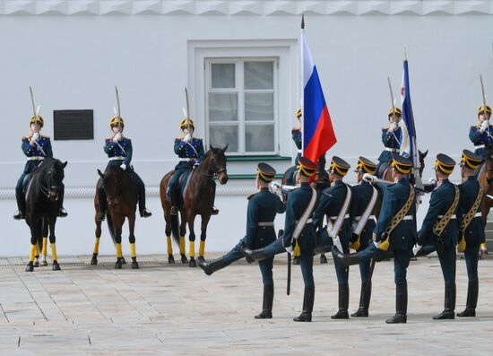 Russia Presidential Regiment Guard Changing Ceremony