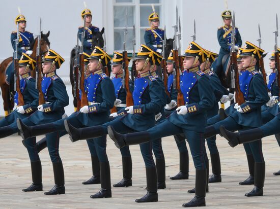 Russia Presidential Regiment Guard Changing Ceremony