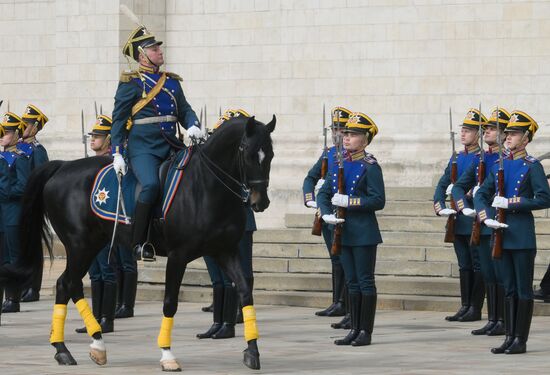 Russia Presidential Regiment Guard Changing Ceremony