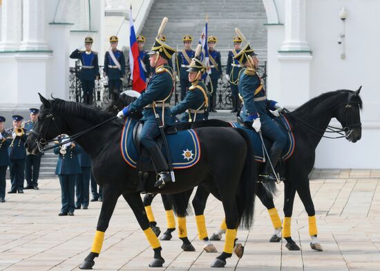 Russia Presidential Regiment Guard Changing Ceremony