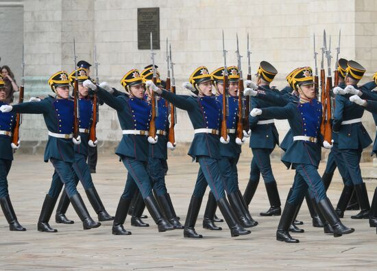 Russia Presidential Regiment Guard Changing Ceremony