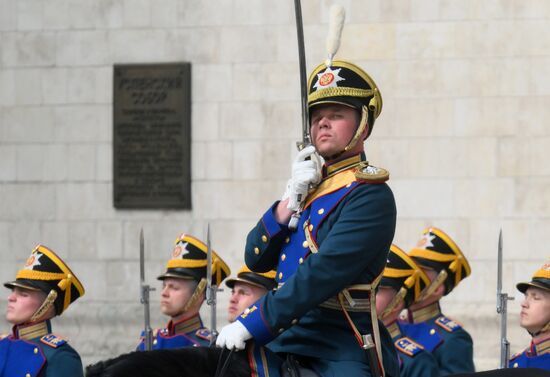 Russia Presidential Regiment Guard Changing Ceremony