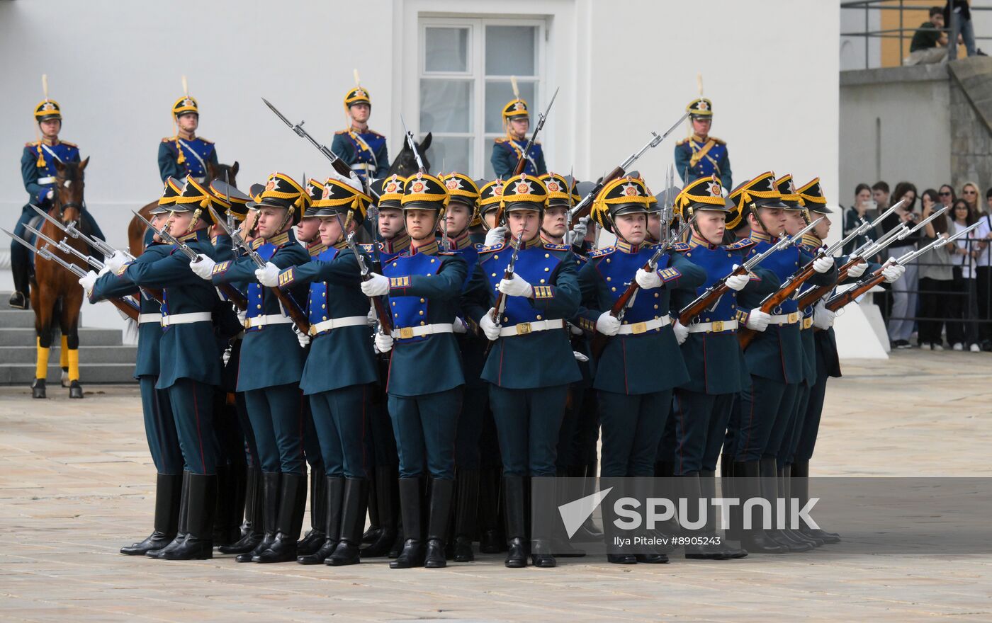 Russia Presidential Regiment Guard Changing Ceremony