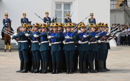 Russia Presidential Regiment Guard Changing Ceremony