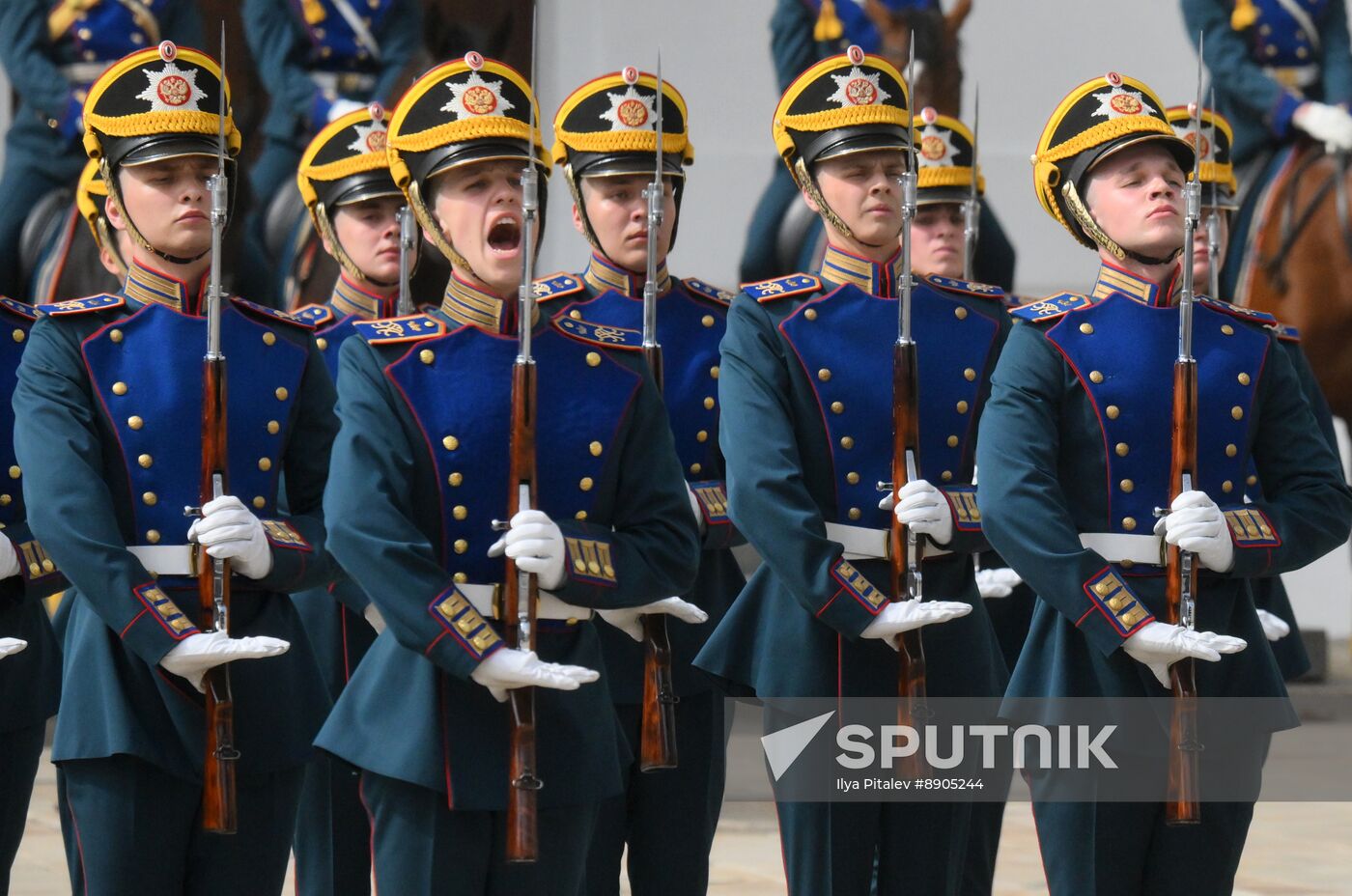 Russia Presidential Regiment Guard Changing Ceremony