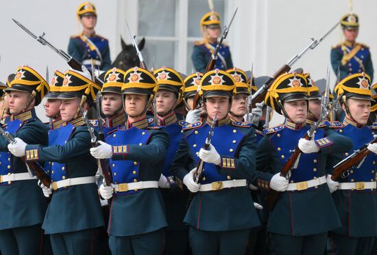 Russia Presidential Regiment Guard Changing Ceremony