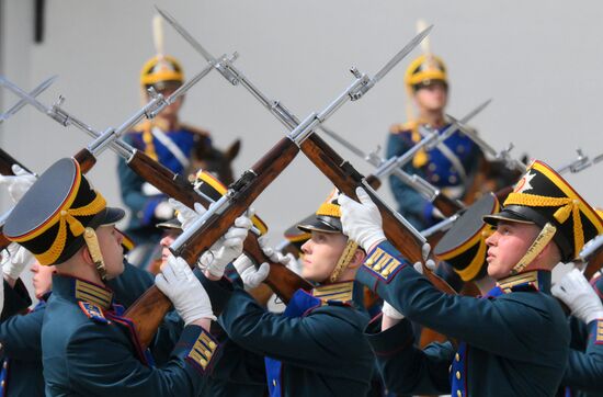 Russia Presidential Regiment Guard Changing Ceremony