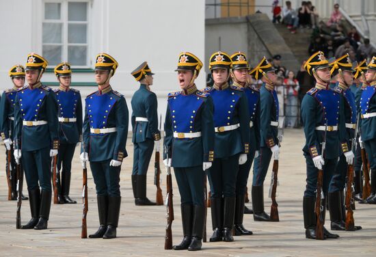 Russia Presidential Regiment Guard Changing Ceremony