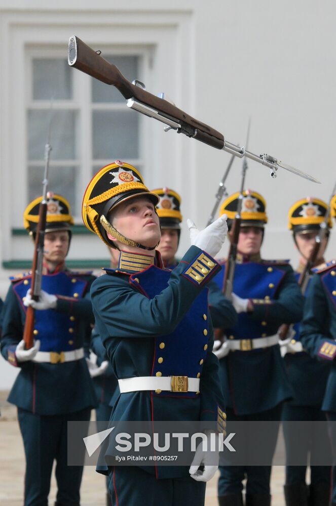 Russia Presidential Regiment Guard Changing Ceremony