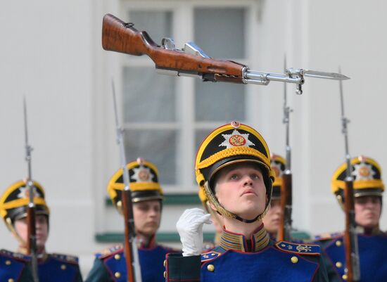 Russia Presidential Regiment Guard Changing Ceremony