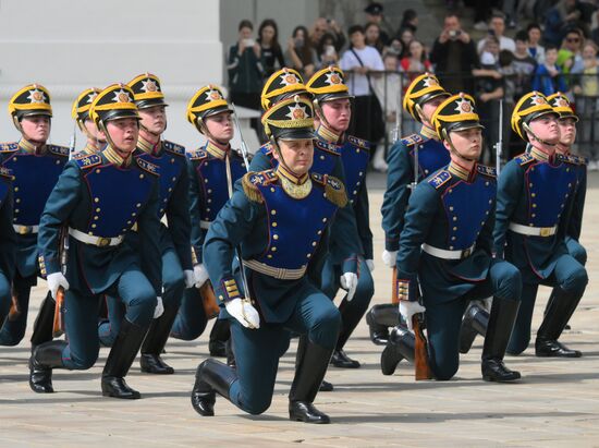Russia Presidential Regiment Guard Changing Ceremony