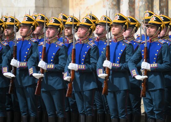 Russia Presidential Regiment Guard Changing Ceremony