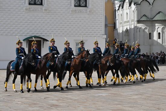Russia Presidential Regiment Guard Changing Ceremony