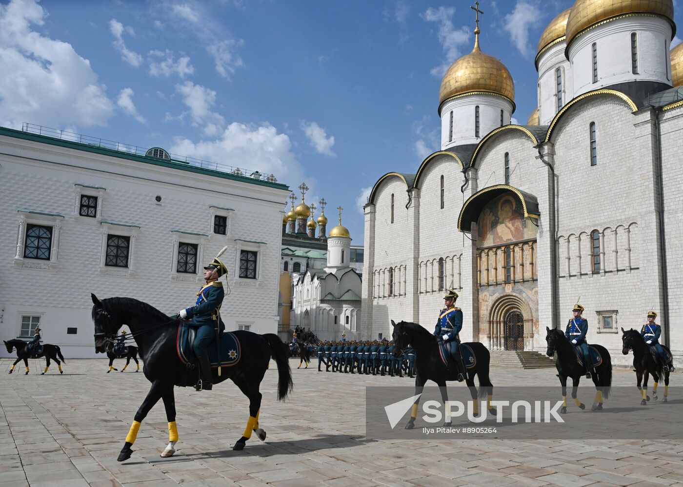 Russia Presidential Regiment Guard Changing Ceremony