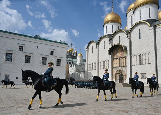 Russia Presidential Regiment Guard Changing Ceremony