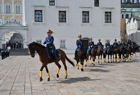Russia Presidential Regiment Guard Changing Ceremony