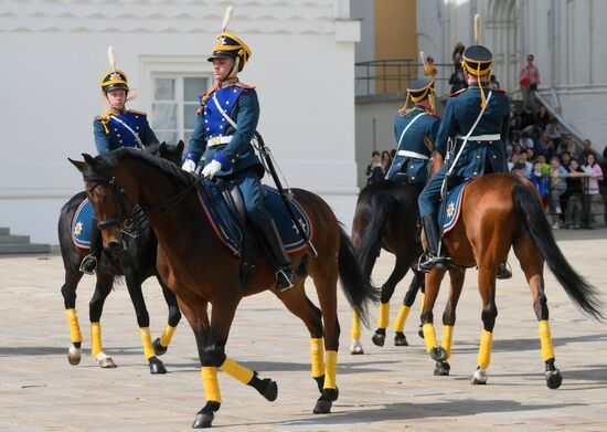 Russia Presidential Regiment Guard Changing Ceremony