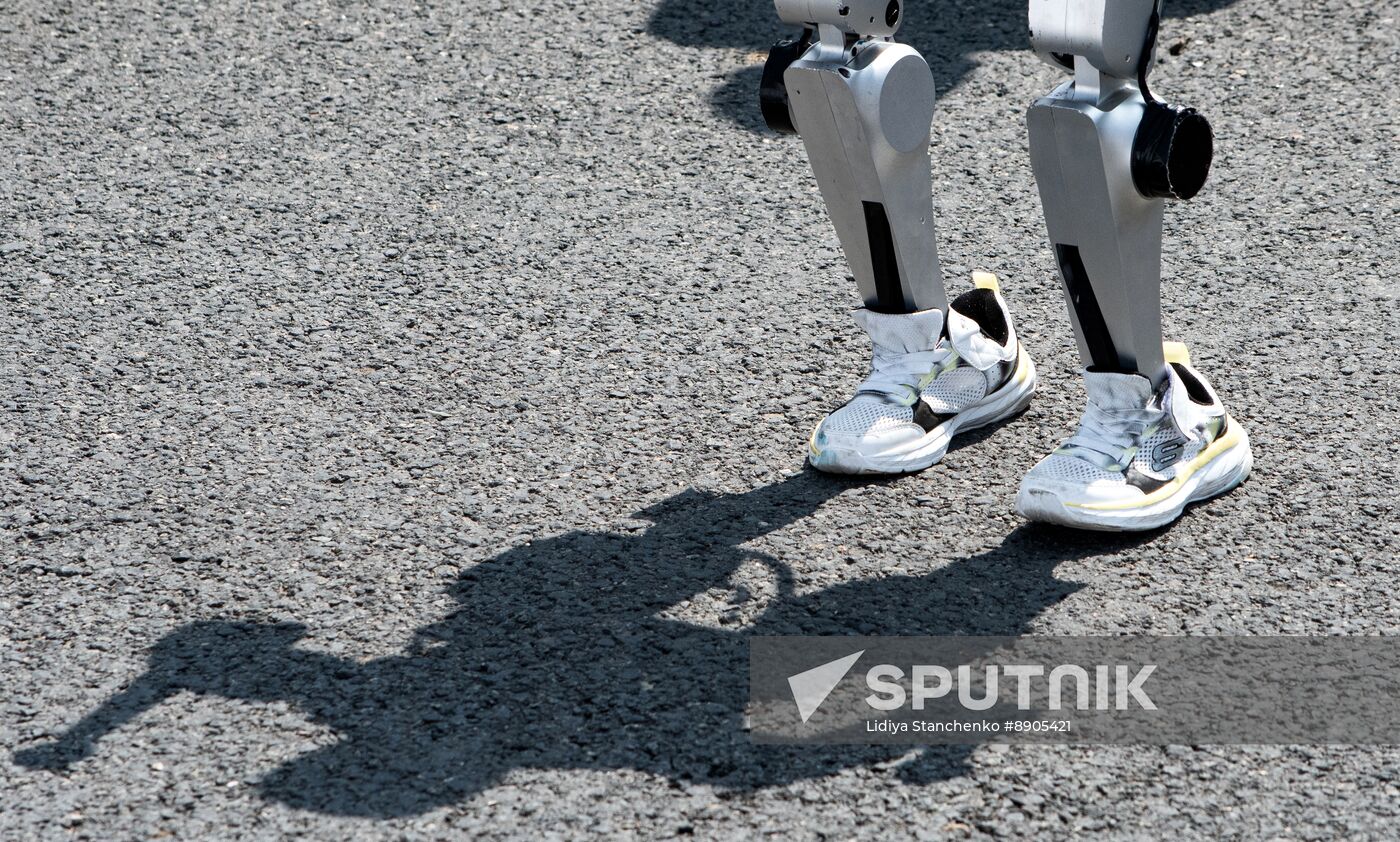 China Humanoid Robot Half Marathon